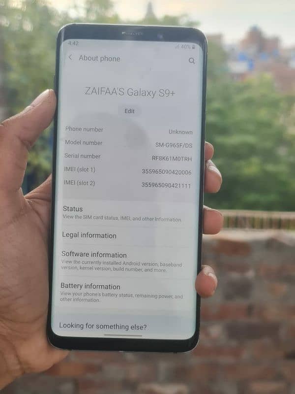 SAMSUNG Galaxy S9 PLUS PTA EXCHANGE POSSIBLE 1