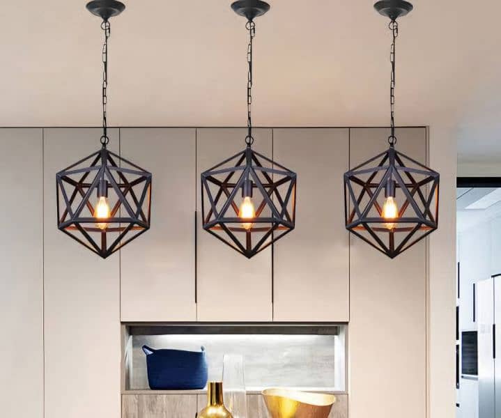 HANGING LIGHT HEXAGONAL STYLE 0