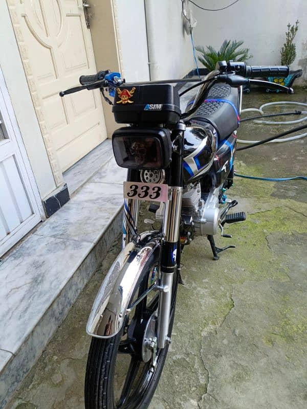 cg 125 2021 model full modified double sanaman 1