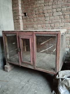 Heavy Wood Cage for sale