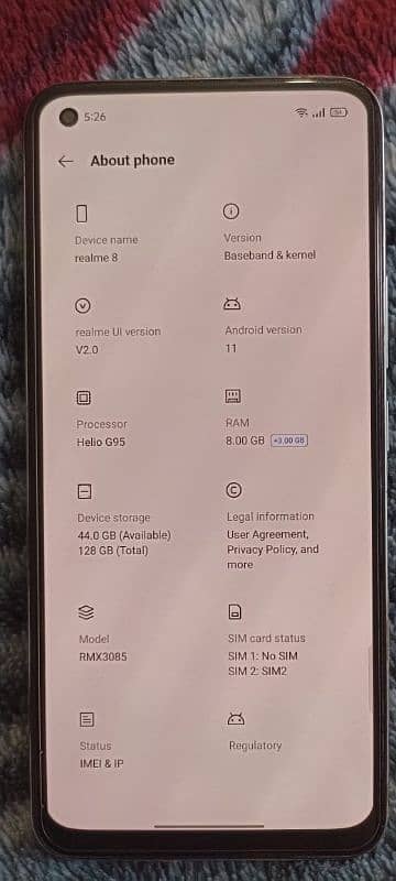 realme 8GB Helio G95 2