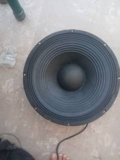 p audio 15inch speaker good sound quality high bass good condition