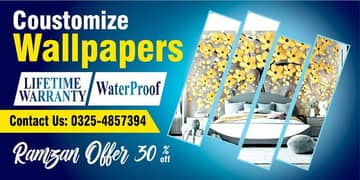 3D Wallpapers lifetime warranty waterproof customised