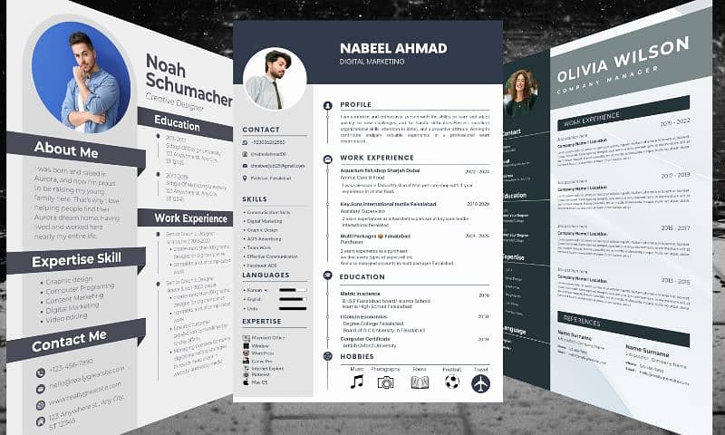 pro resume, professional resume design CV maker only 800Pkr 1