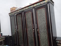 wooden 4 doors cupboards