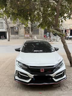 Honda civic type r bumper modified