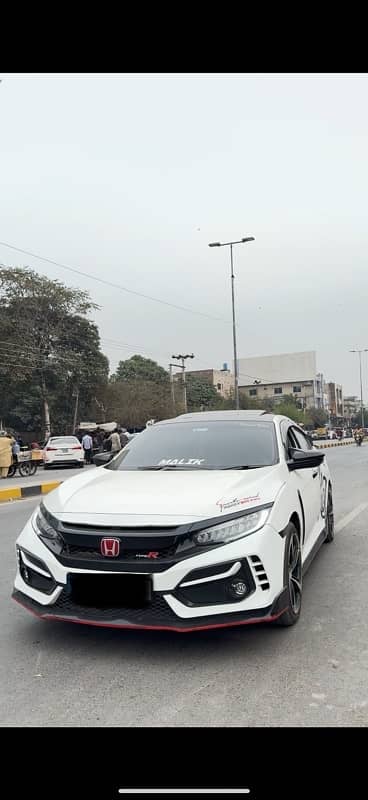 Honda civic type r bumper modified 1