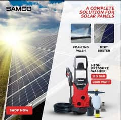 samco high pursue car and solar washer 1600 watts and 130 bar