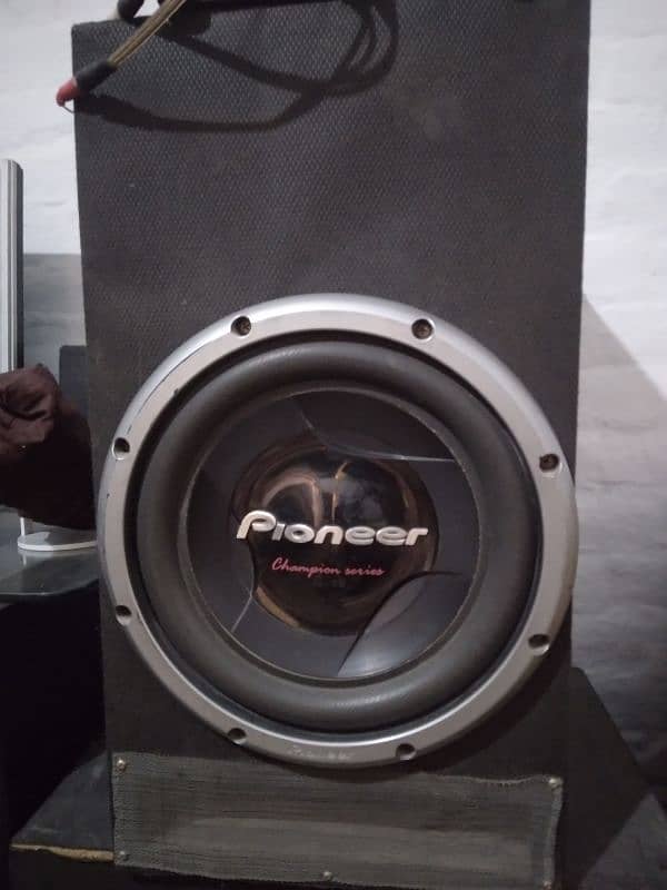 Pioneer 12 Inch Woofer W 308-D4, Amplifier Rockmars+ 2 Speaker TS 6975 2