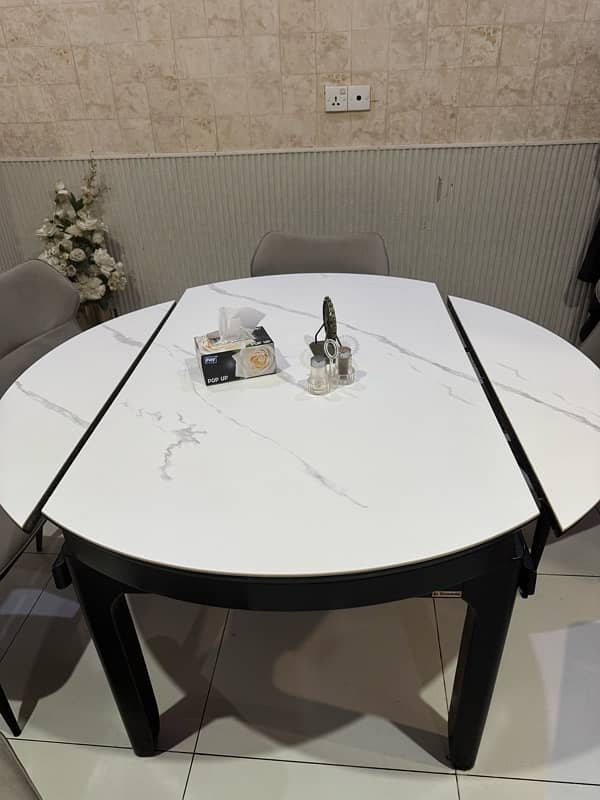 Italian Covertible Dining Table 1