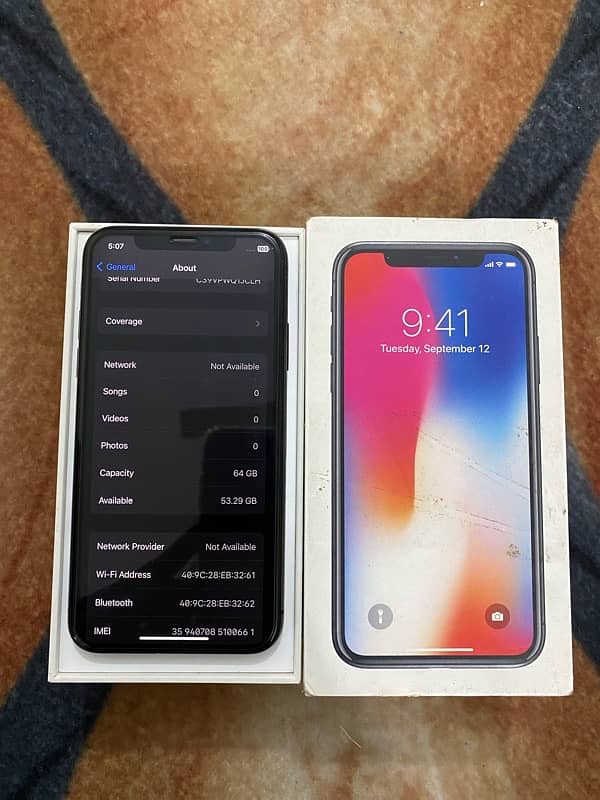 iphone x 64 gb pta approve 1