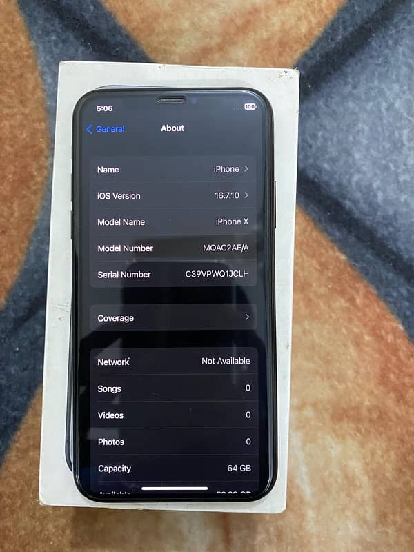 iphone x 64 gb pta approve 2