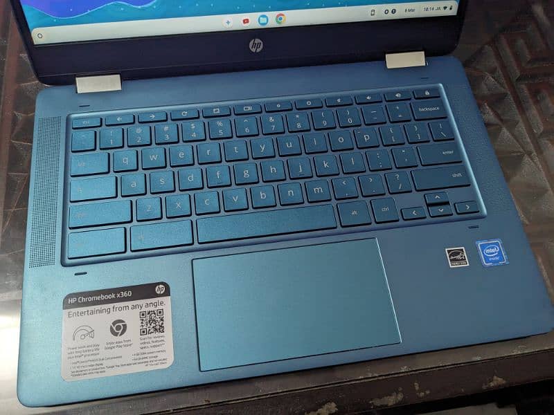 HP Chromebook X360 with 2029 updates. 1