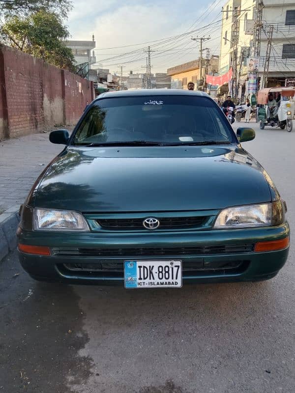 Corolla XE geniun 16 valve petrol Islamabad num urgent sale 0