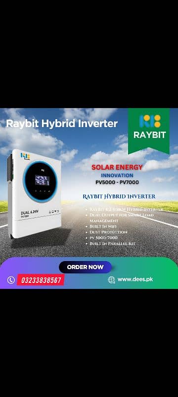 RayBit انورٹر – آپ کے سولر سسٹم کے لیے طاقت اور اعتماد! 0