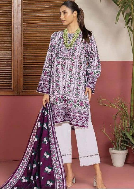 3 PCs women printed suit 3