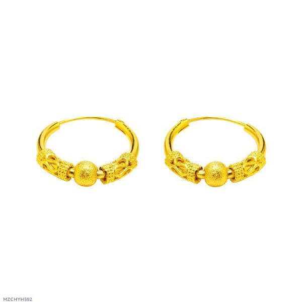 Vietnam Sand Golden Earrings with free home delivery 0