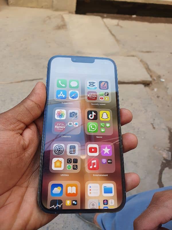 I phone 13 pro max 256 gb 85 health condition 10by10 box saat ha 1