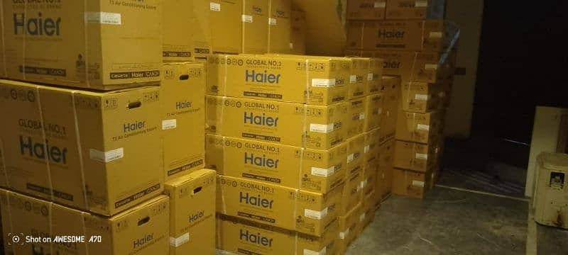 Hair Ac DC inverter 1ton 1.5tonAc Brend new sell 0