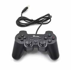 (Premium-Qualityl Joypad Wired USB 2.0Joy Stick Black Gamepad Joystick