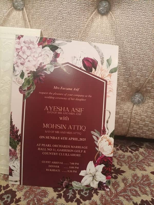 Wedding cards Printing, Bid Box, Nikkah cards Printing, Digital cards 2