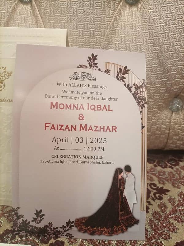 Wedding cards Printing, Bid Box, Nikkah cards Printing, Digital cards 4