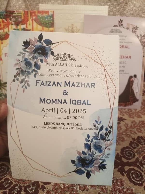 Wedding cards Printing, Bid Box, Nikkah cards Printing, Digital cards 6