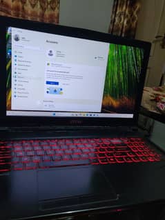 Msi Gf 63  Gaming laptop urgent sale