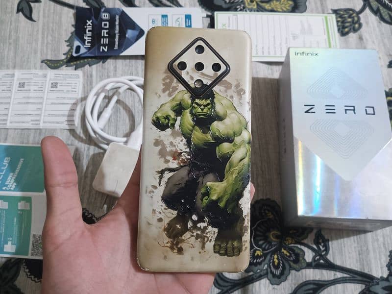 Infinix Zero 8 G90T 8Gb/128Gb All Ok With Complete Box And Charger 0