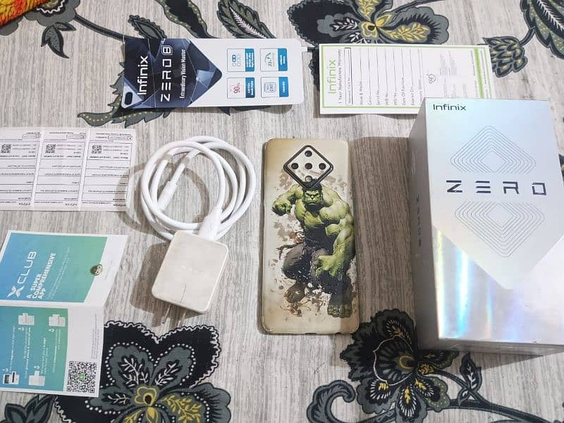 Infinix Zero 8 G90T 8Gb/128Gb All Ok With Complete Box And Charger 1