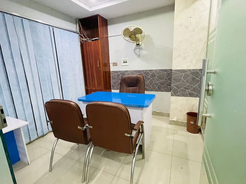 Furnished office space available for rent in bahia Town phase 4 civic center 3