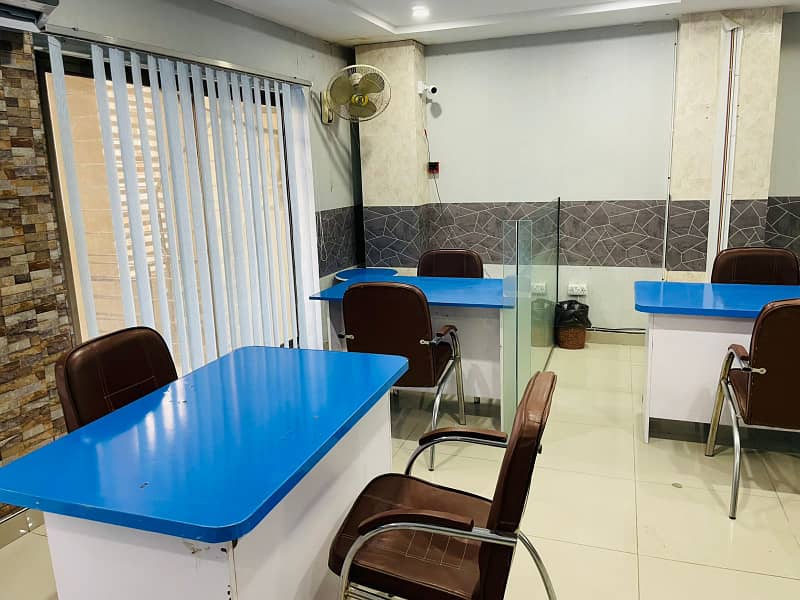 Furnished office space available for rent in bahia Town phase 4 civic center 11