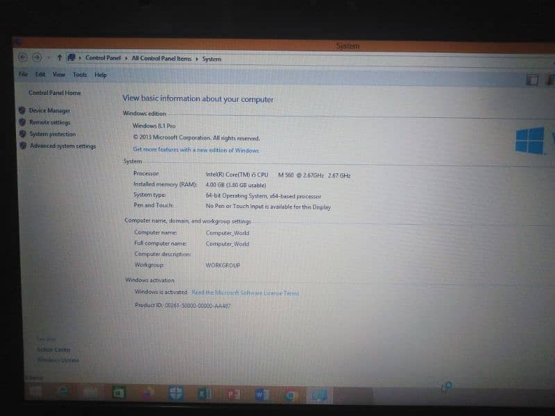 DELL i5  latitude E4310 4 gb ram 1