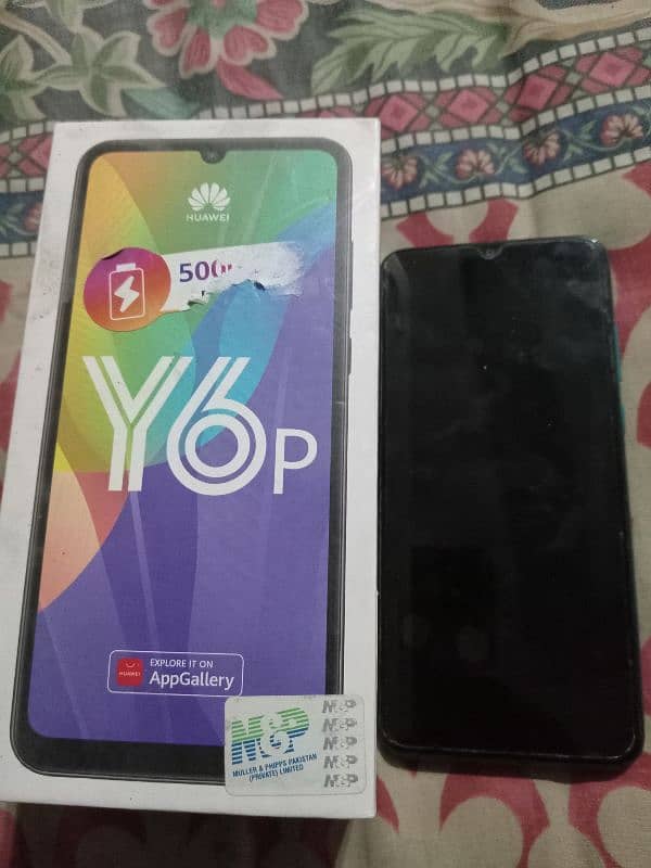 huawei y6p with box 6