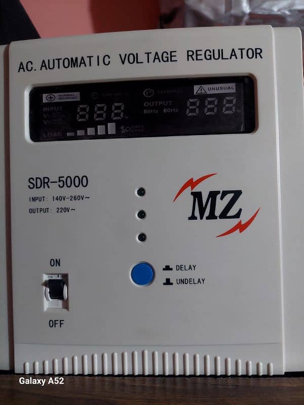 M Z Automatic 5000 Watt stabilizer Input 140~260v Output 220v 2