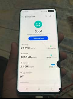 S10 plus 8/512 dual sim approved