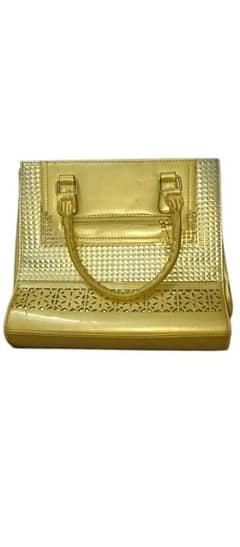 Golden Hand Bag