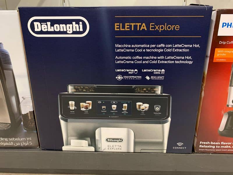 Delonghi coffee machine Elleta Explore hot and cool 0