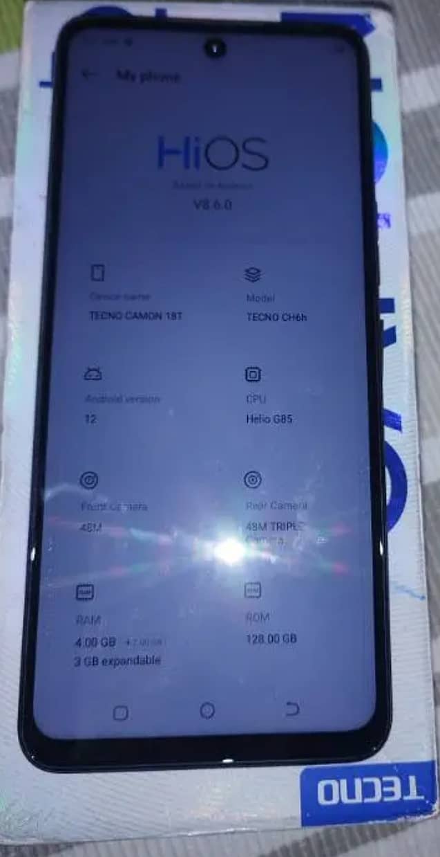 TECNO CAMON 18T (URGENT SELL KRNA HY) 1