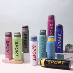 500ml Thermal Water Bottle with Straw | Leak-Proof for Gym & Sports