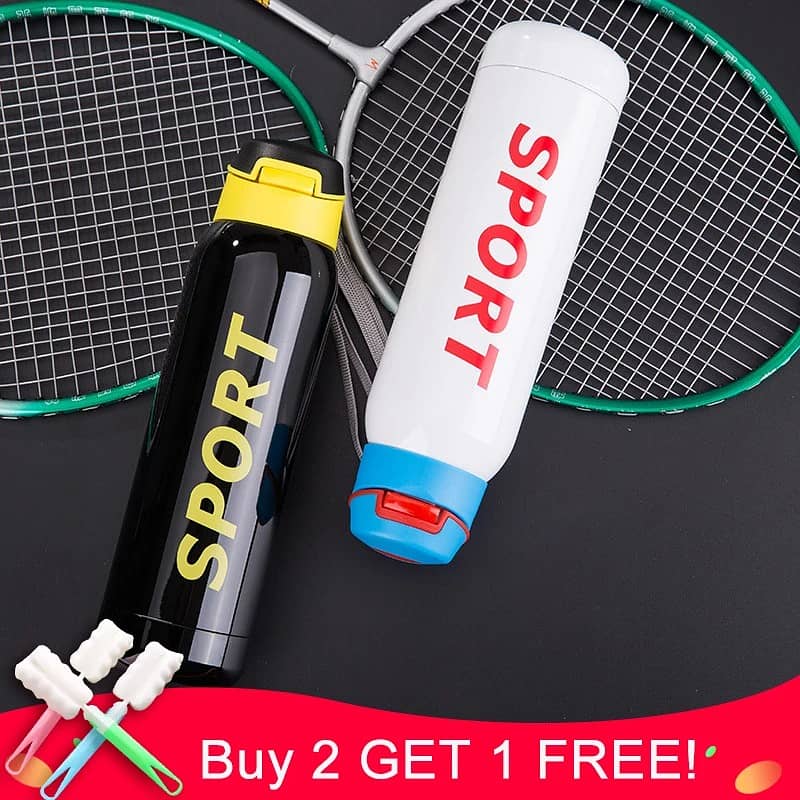 500ml Thermal Water Bottle with Straw | Leak-Proof for Gym & Sports 10