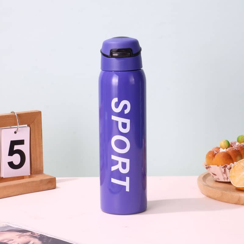 500ml Thermal Water Bottle with Straw | Leak-Proof for Gym & Sports 11