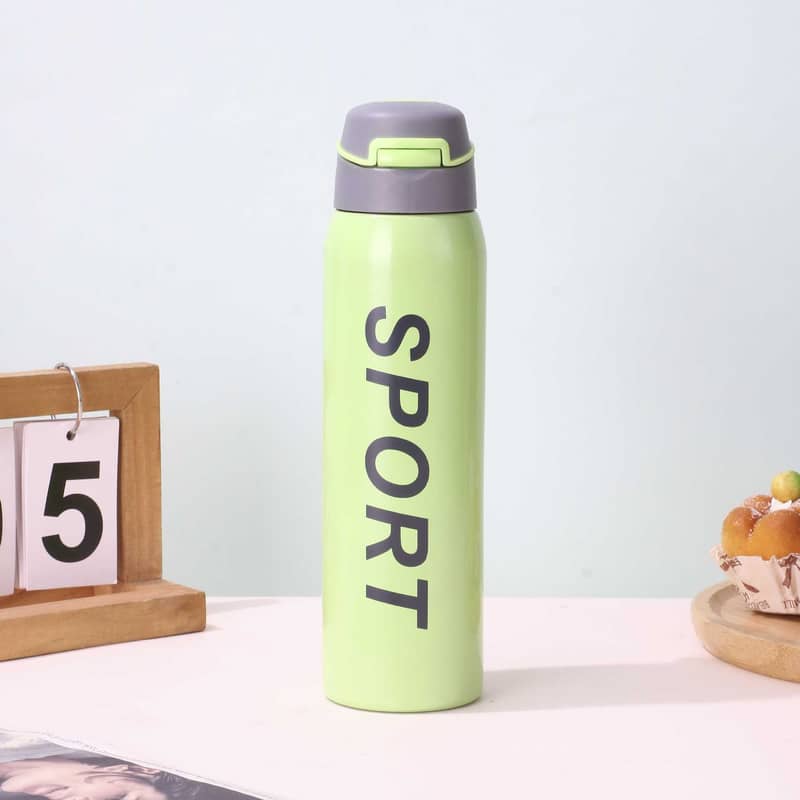 500ml Thermal Water Bottle with Straw | Leak-Proof for Gym & Sports 18