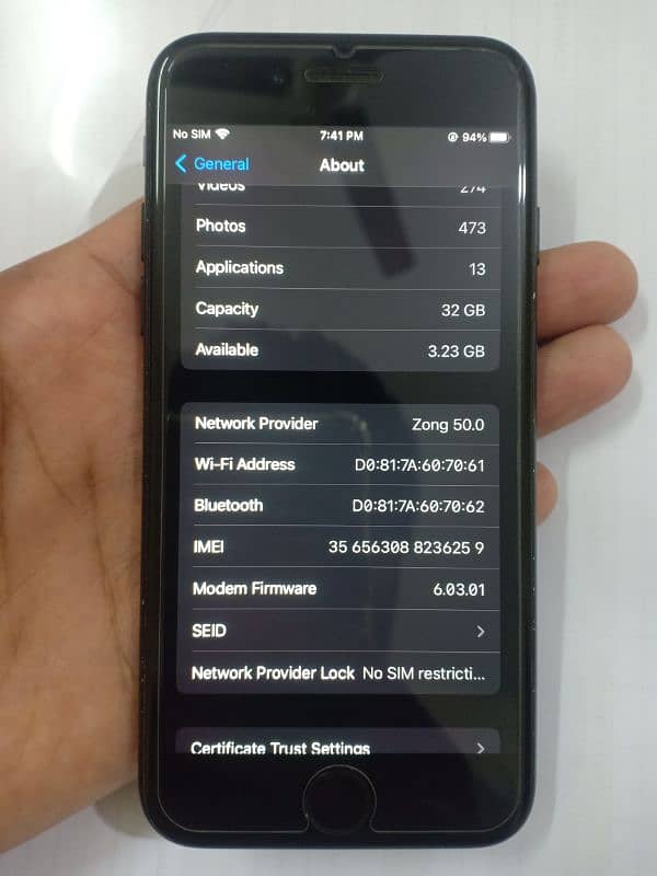 iphone 7 Battery Health 100% 10