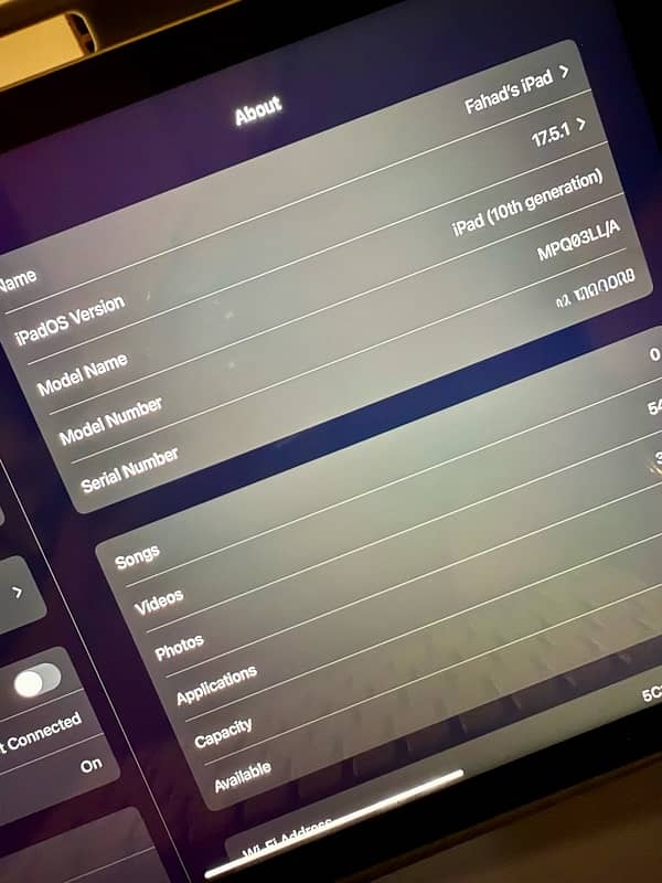 Apple iPad 10th Generation in Warranty 8
