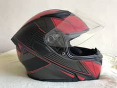 Helmet Jiekai JK-902 Red A2 FlipUp Dual Visor DOT Approved For Bike