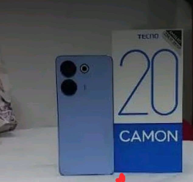 Tecno camon 20 8+8/256  for sale condition 10/10 with box charger 7