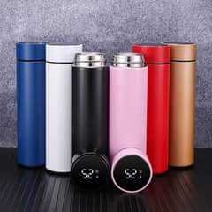 500ml Stainless Steel Smart Water Bottle | Leak-Proof LED Temp Display