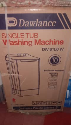 Brand new DW 6100 W washing machine