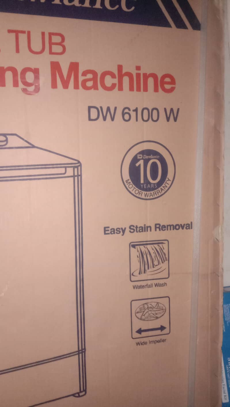 Brand new DW 6100 W washing machine 1